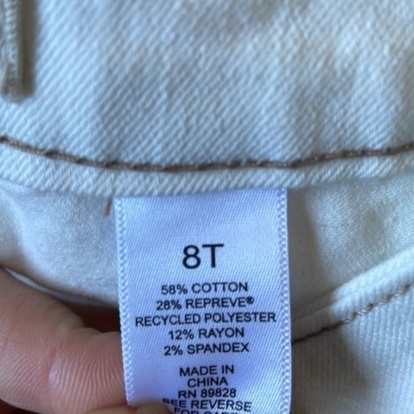 Logo by Lori Goldstein Wide Leg Jeans Women’s Size 8 Tall High Rise‎ White - Picture 9 of 11